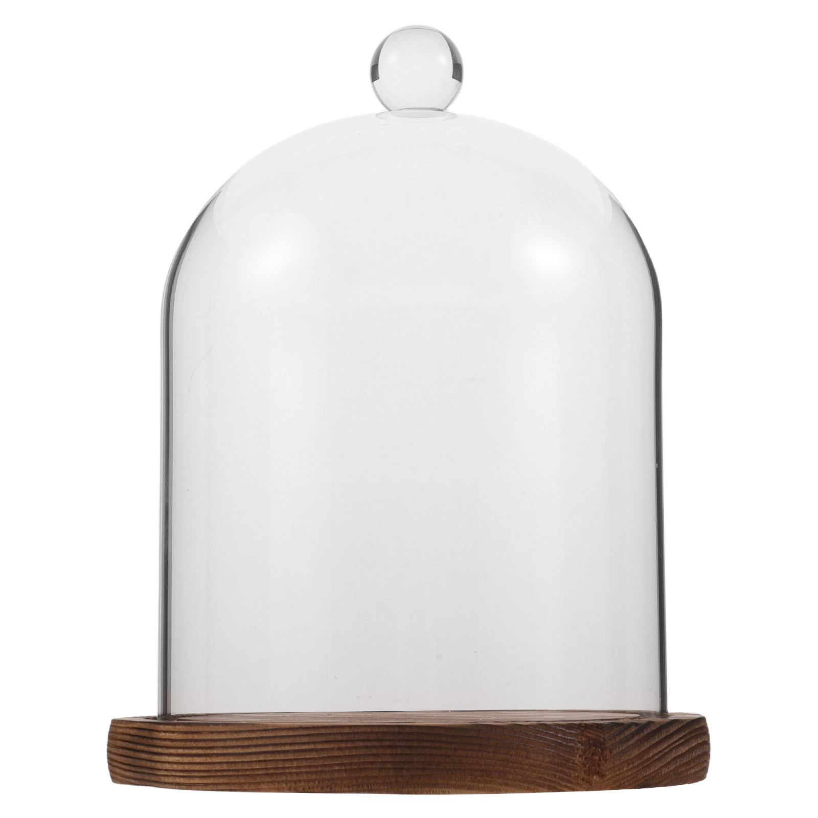 Plastic Dome Clear - Clear Glass Bell Jar Dome for