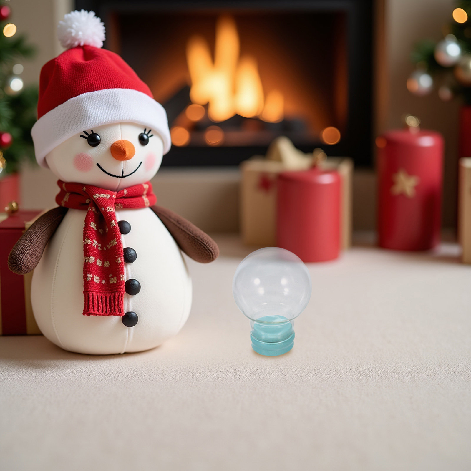 3Pcs Clear Empty Snow Globes 4 - Plastic Dome Clear บทวิจารณ์และราคา