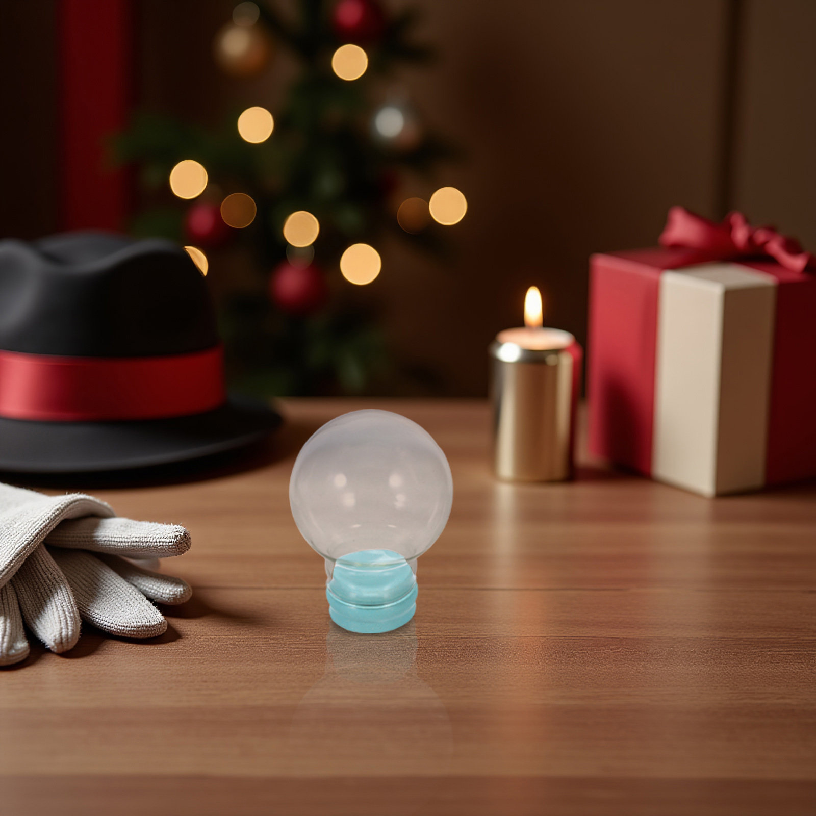 3Pcs Clear Empty Snow Globes 4 - Plastic Dome Clear บทวิจารณ์และราคา