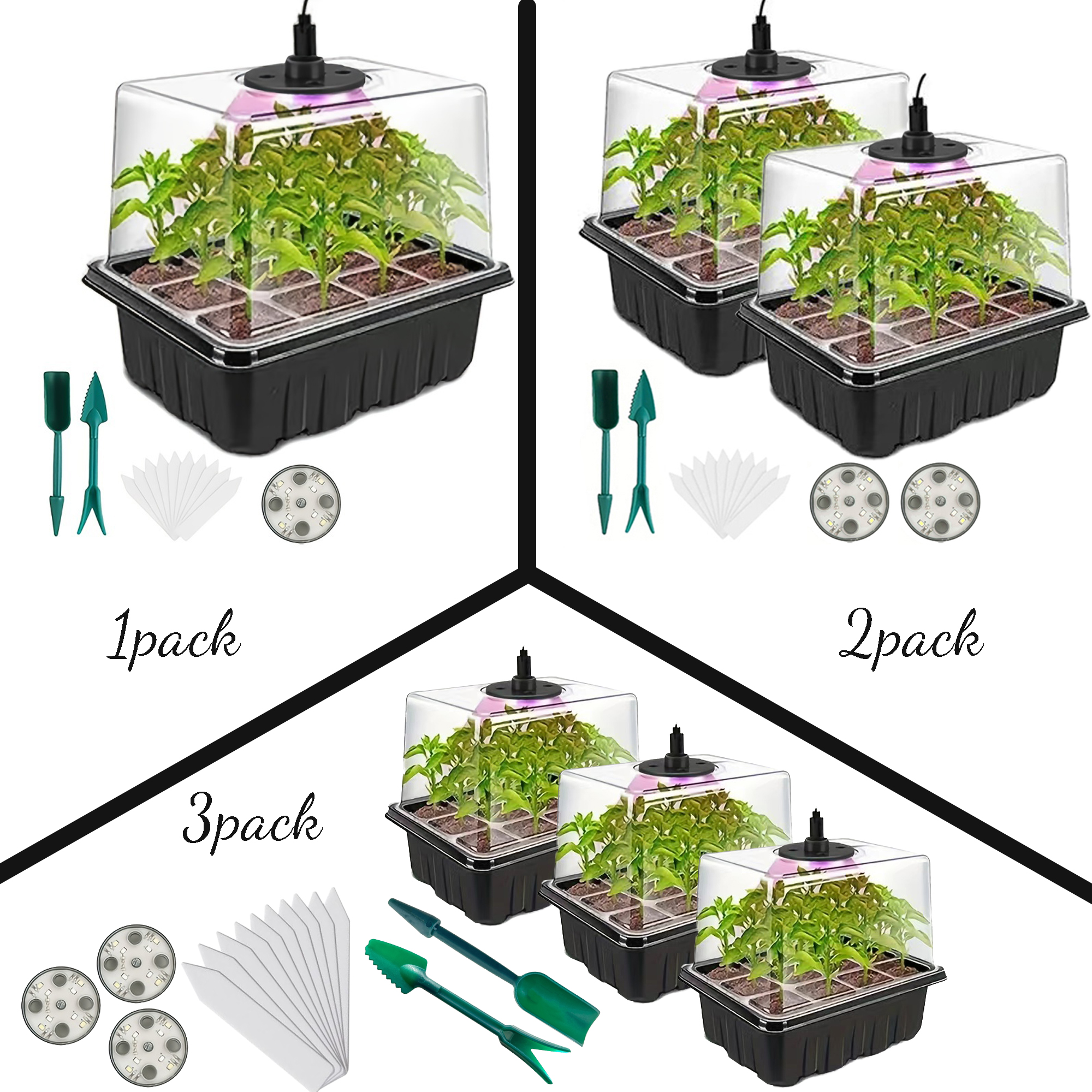 Seedling Starter Kit 1/2/3 Set - Humidity Dome Kit บทวิจารณ์และราคา