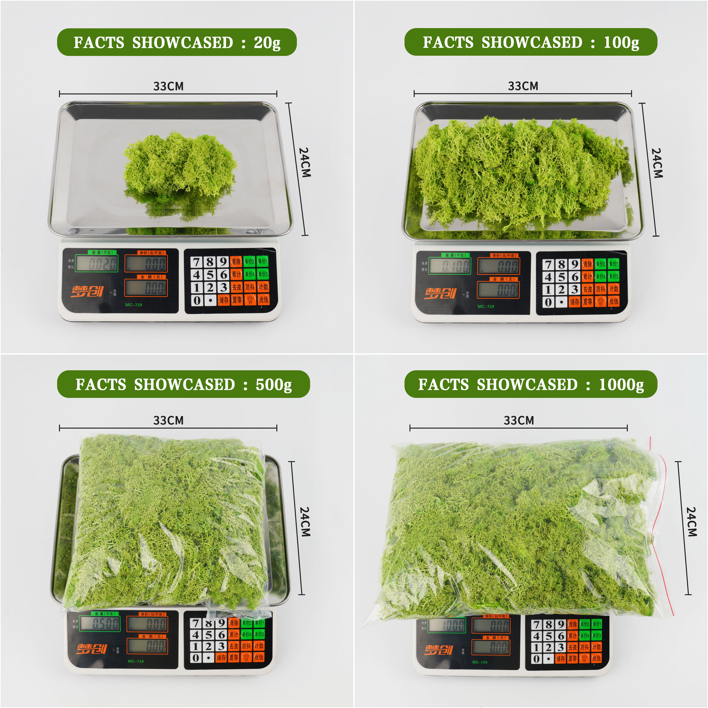 20/80g Eternal Life Moss Grass - Sphagnum Moss Dry บทวิจารณ์และราคา