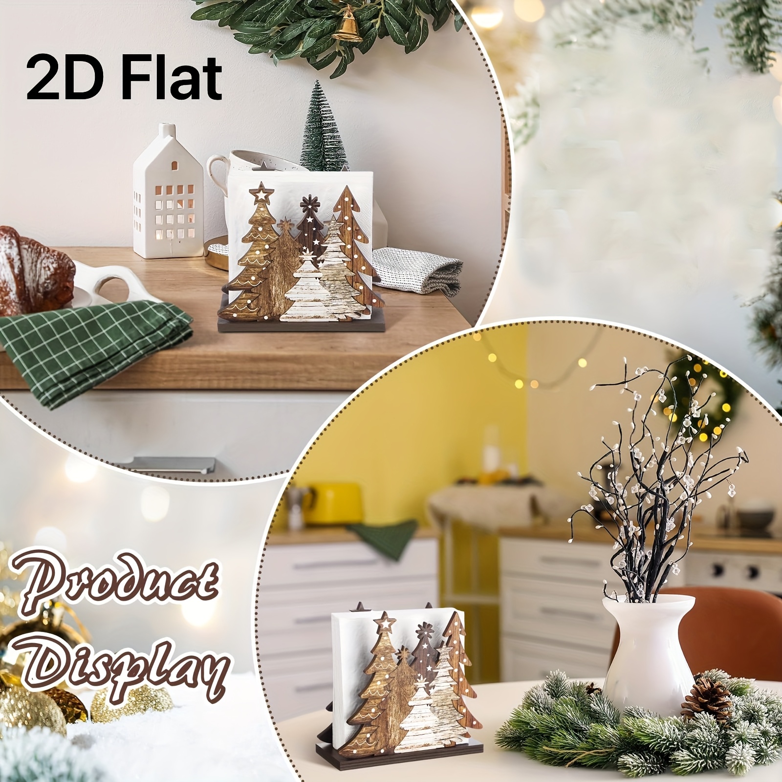 1pc 2D Flat Christmas Tree Tis - Agar Tissue Culture บทวิจารณ์และราคา