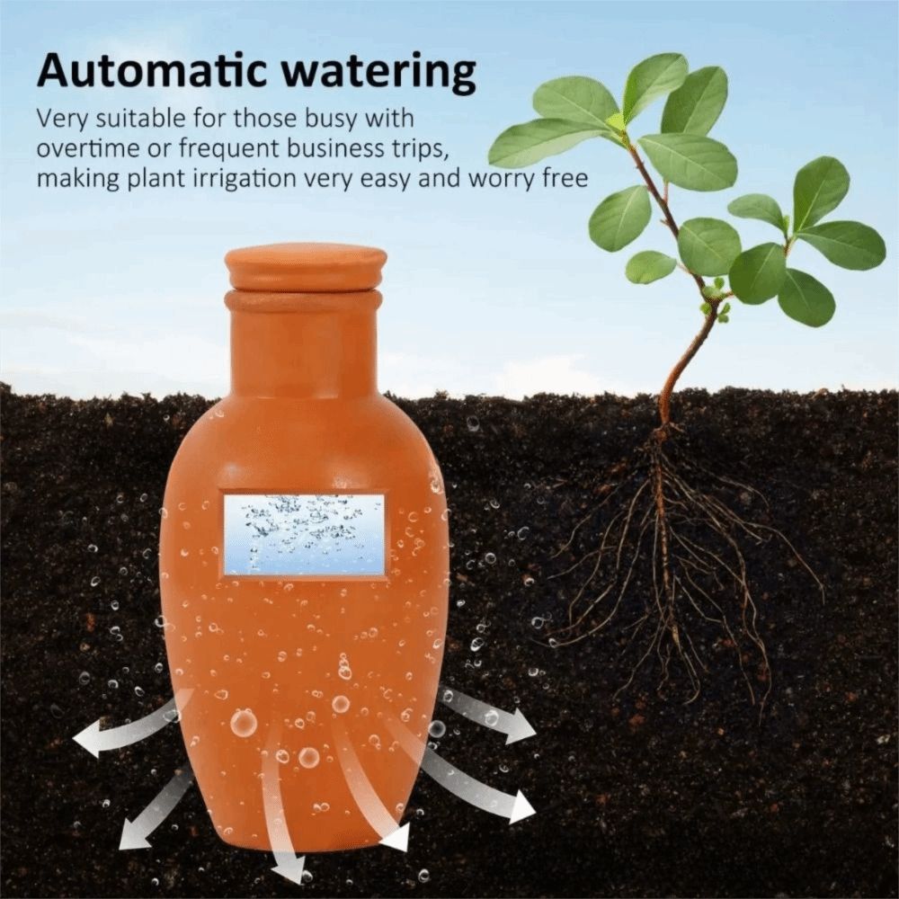 4Pcs Terracotta Material Autom - Self Watering Insert บทวิจารณ์และราคา
